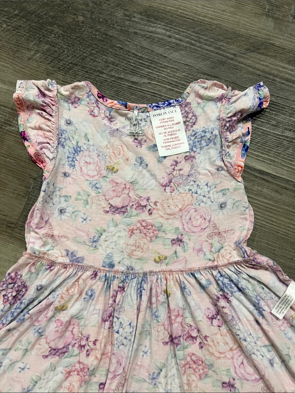 Posh Peanut Lyric print dress size 5T-6T - Picture 10 of 11